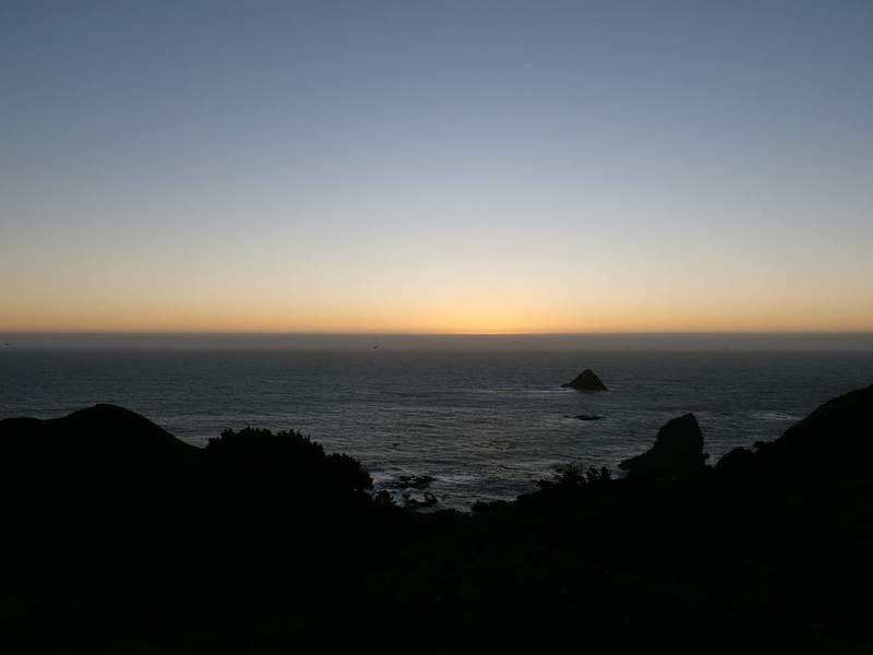 Sunset view from Port Orford Heads State Park