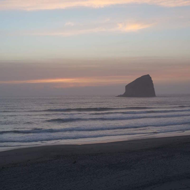Sunset in Pacific City, OR