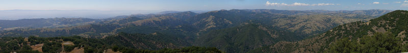 View from Fremont Peak in Fremont Peak State Park, CA